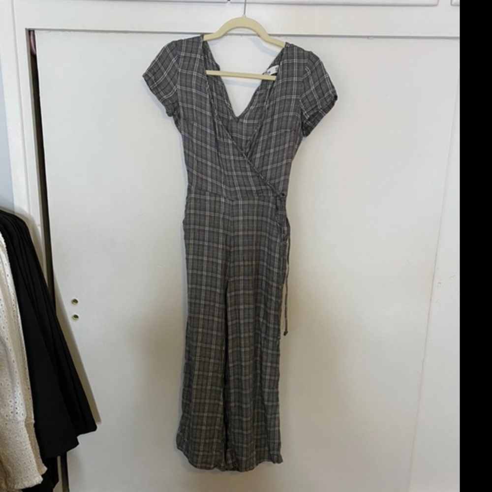 Plaid jumpsuit